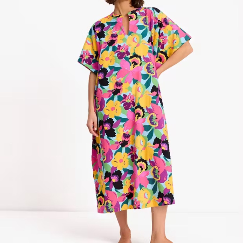 Kate Spade orchid bloom caftan.